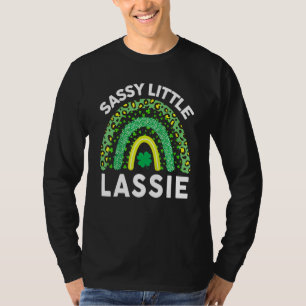 Funny Sassy Little Lassie St Patricks Day T-Shirt