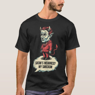 Funny Satan Jokes Religious Jesus Christian Believ T-Shirt