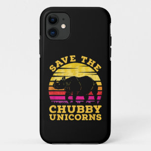 Funny Save The Chubby Unicorns Zoo Keeper Case-Mate iPhone Case