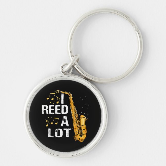 Funny Saxophone Key Ring (Front)