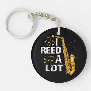 Funny Saxophone Key Ring