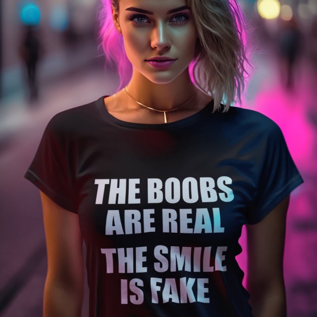 Funny Saying About Real vs Fake T-Shirt (Creator Uploaded)