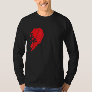 Funny Saying Be Mine Partner Look Couple Two Half  T-Shirt