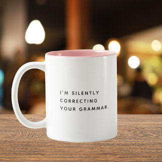 Funny Saying Coworker Office Gift Two-Tone Coffee Mug