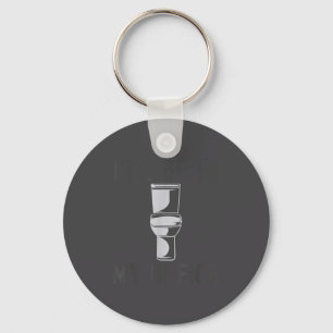Funny Saying Gift Tee I'll Be In My Office Humor J Key Ring