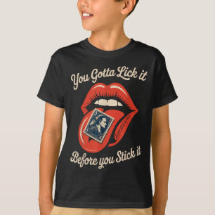 Funny Saying Lick It Before You Stick It Joke Wome T-Shirt