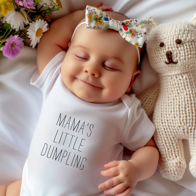 Funny Saying Mama's Little Dumpling Baby Bodysuit (Funny Saying Mama's Little Dumpling Baby Bodysuit)