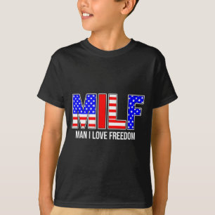 Funny saying man love freedom humourous T-Shirt