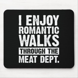 Funny Saying Meat Bacon Beef Grilling Bbq Lover  Mouse Pad
