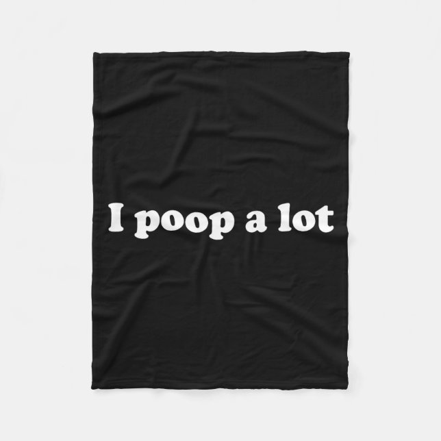 Funny Saying Meme I Op A Lot  Fleece Blanket (Front)