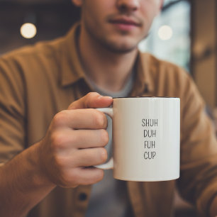 Funny Saying Modern Coworker Birthday Quote Two-Tone Coffee Mug