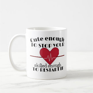 Funny saying Valentine's day cardiologist doctor Coffee Mug
