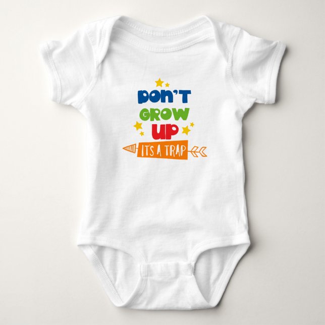 Funny Sayings Baby Bodysuits / Shirts (Front)