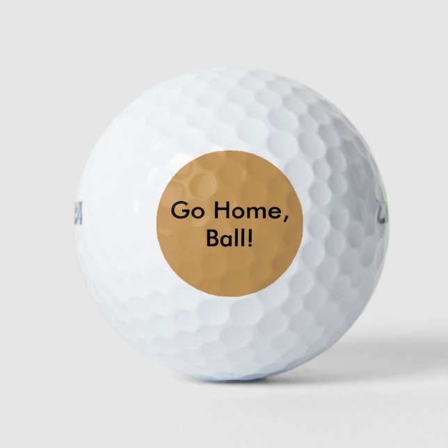 Funny Sayings Golf Balls (Front)