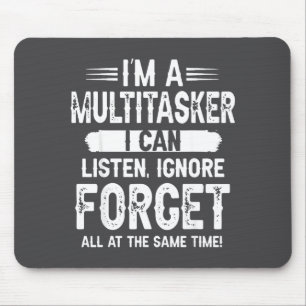 Funny Sayings People Men Women Gag Sarcasm I Am Mu Mouse Pad
