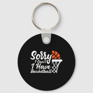 Funny Sayings Sorry I Can't I Have Sketll Design  Key Ring