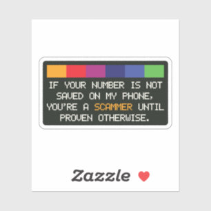 Funny Scammer Warning: Unknown Number Alert