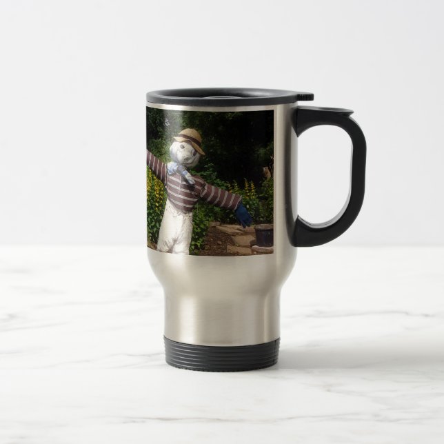 Funny scarecrow travel mug (Right)