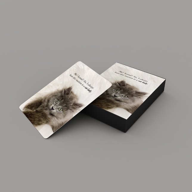 Funny Scared Kitten Face Cat Meme Playing Cards (Creator Uploaded)