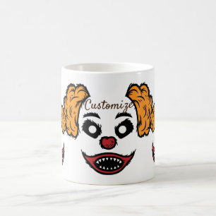 Funny Scary Clown Thunder_Cove Coffee Mug