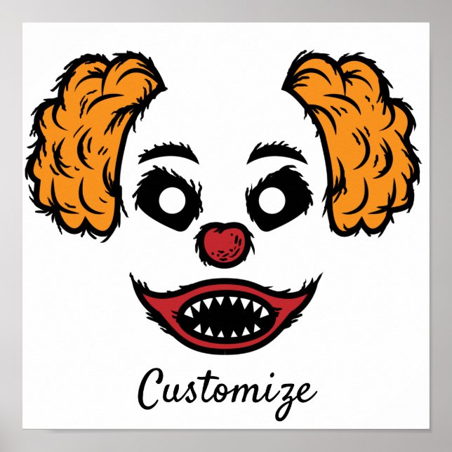 Funny Scary Clown Thunder_Cove Poster (Front)