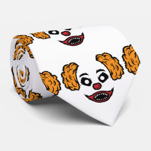 Funny Scary Clown Thunder_Cove  Tie