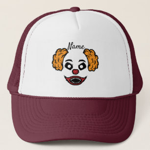 Funny Scary Clown Thunder_Cove Trucker Hat