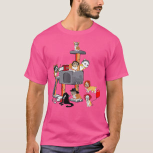 Funny Scary Corgi Horror Beagle Dog Halloween Cost T-Shirt