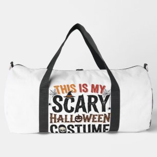 Funny Scary Halloween Costume Vintage Shirt Design Duffle Bag