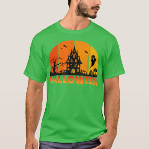 Funny Scary Haunted Ghost Halloween Costume T-Shirt