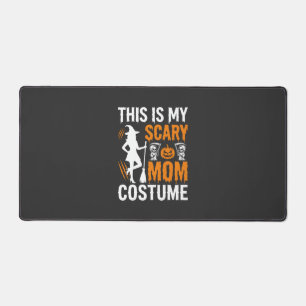 Funny Scary Mum Costume Halloween Witch Desk Mat