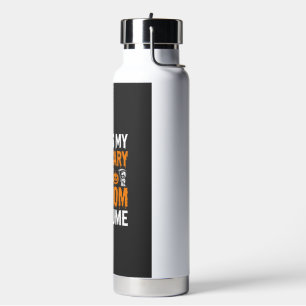 Funny Scary Mum Costume Halloween Witch Water Bottle