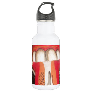 Funny Scary Weird Tongue Asian Halloween Amazing 532 Ml Water Bottle