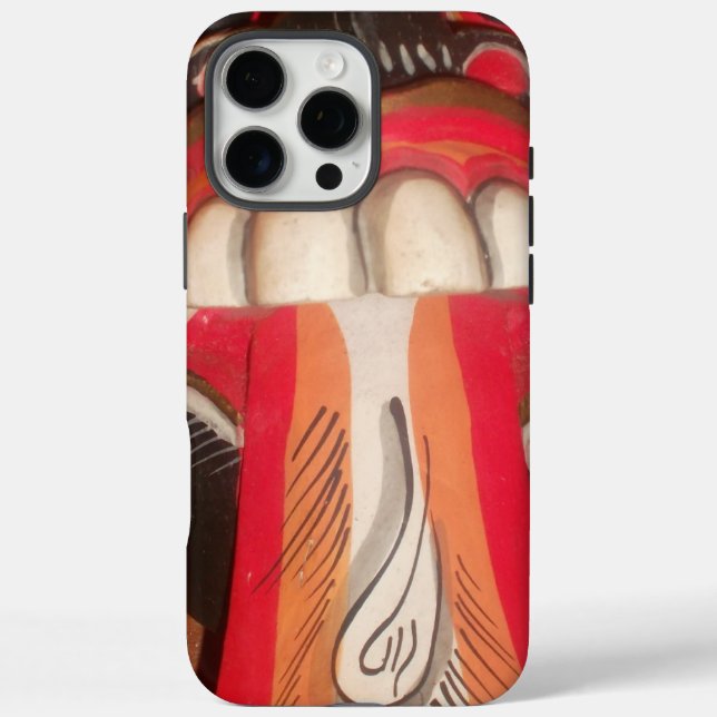 Funny Scary Weird Tongue  Asian Halloween Amazing  Case-Mate iPhone Case (Back)