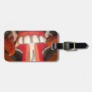 Funny Scary Weird Tongue Asian Halloween Amazing Luggage Tag