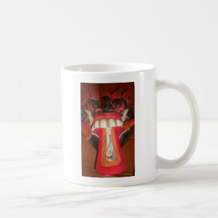 Funny Scary Weird Tongue Halloween Mask Coffee Mug