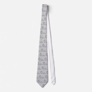 Funny Schipperke Dog Cartoon Tie