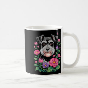 Funny Schnauzer Art For Women Schnauzer Dog Lover  Coffee Mug