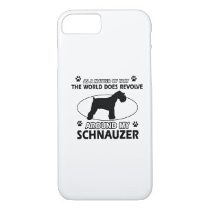 funny SCHNAUZER designs Case-Mate iPhone Case