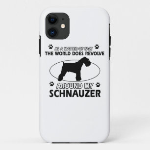 funny SCHNAUZER designs Case-Mate iPhone Case