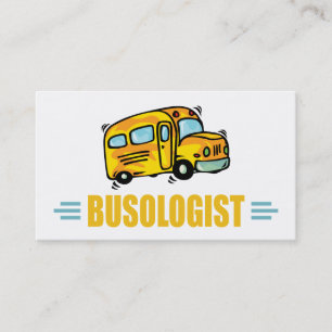 Funny School Bus Business Card