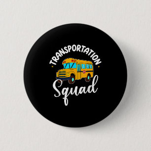 Funny School Bus Driver Back To School Transportat 6 Cm Round Badge