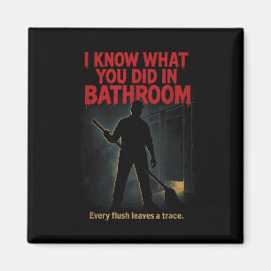 Funny School Custodian Janitor Halloween Magnet