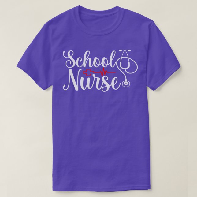 Funny School Nurse Doctor Gift Idea For Nurse T-Shirt (Design Front)
