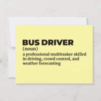 Funny School Transport Driver Definition