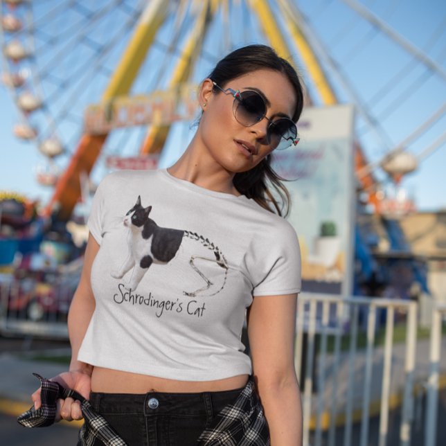 Funny Schrodinger's Cat  T-Shirt (Creator Uploaded)