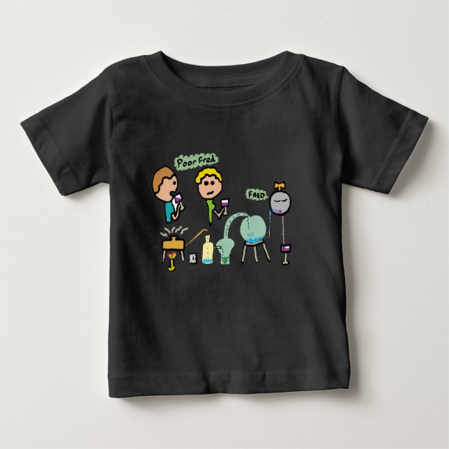 Funny Science Baby T-Shirt (Front)