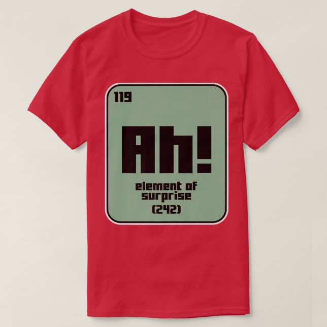 Funny Science Chemistry Motivation Nerd Element Ge T-Shirt (Design Front)