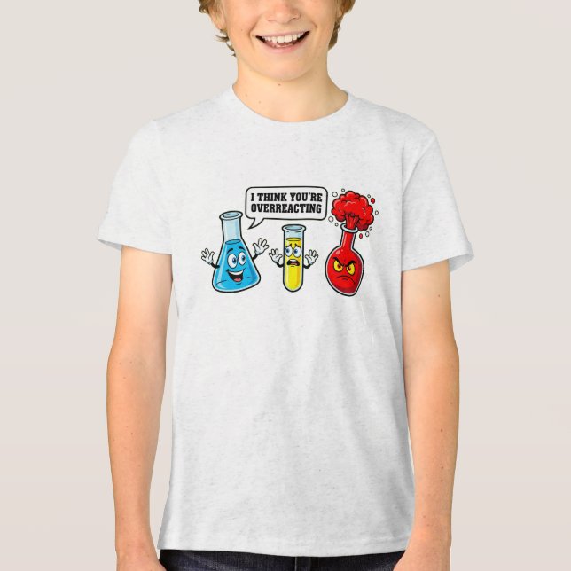 Funny Science Chemistry Pun Tri-Blend Shirt (Front)