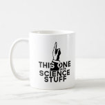 Funny Science Coffee Mug - Vintage Retro<br><div class="desc">Funny Science design that says "This One Does Science Stuff". Great gift for science teachers,  tutors and students.</div>